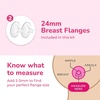 image:imageSpectra Baby CaraCups Wearable Milk Collection Cups 24mm for Breast Feeding24mm