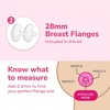 image:imageSpectra Baby CaraCups Wearable Milk Collection Cups 24mm for Breast Feeding28mm
