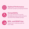 image:imageSpectra Baby Premium Breast Pump Accessory Kit with Bottles 28mm 2 PackLarge 28mm Pack of 1