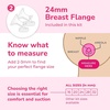 image:imageSpectra Baby Premium Breast Pump Accessory Kit with Bottles Medium 24mmMedium 24mm Pack of 2