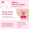 image:imageSpectra Baby Wide Breast Shield Set for Breast Pump XL 32 mmLarge 28mm